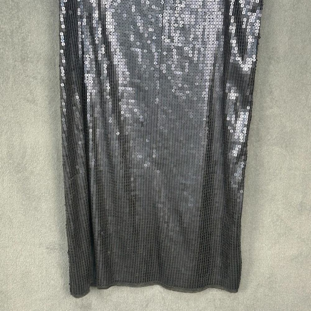 Vince Dress Womens Small Gray Sequin Sleeveless Mini Party NYE Holiday Stretch - Picture 3 of 12